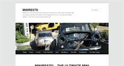 Desktop Screenshot of miniresto.com